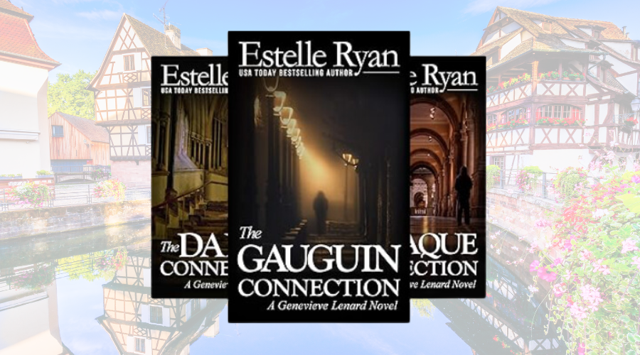 estelle ryan, genevieve lenard, the genevieve lenard series, books by estelle ryan, mysteries, mystery, art mysteries, genevieve, manny, colin, francine, vinnie